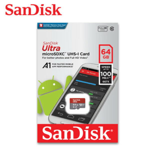 SanDisk Ultra 64GB Micro SD XC Memory Cards